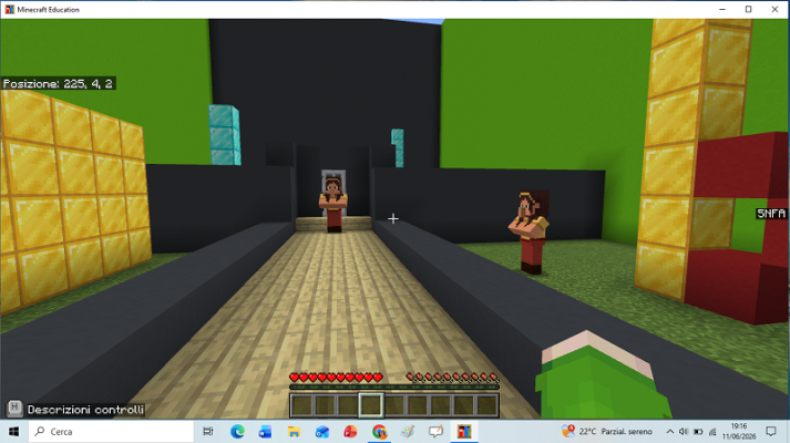 La matematica con Minecraft in 4 A